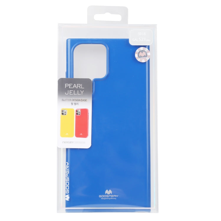 For Samsung Galaxy S23 Ultra 5G GOOSPERY PEARL JELLY Shockproof TPU Phone Case