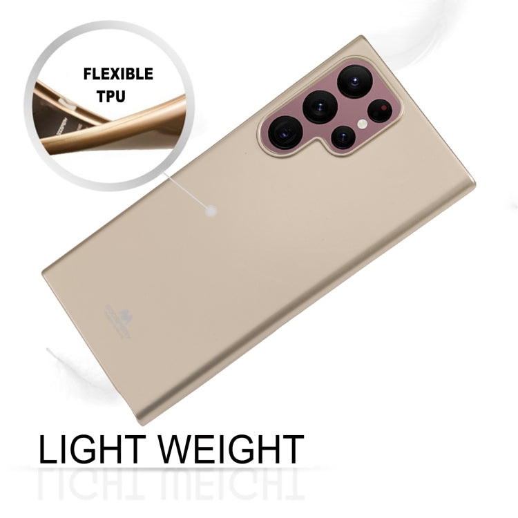 For Samsung Galaxy S23 Ultra 5G GOOSPERY PEARL JELLY Shockproof TPU Phone Case