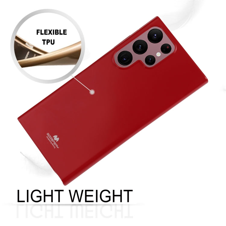 For Samsung Galaxy S23 Ultra 5G GOOSPERY PEARL JELLY Shockproof TPU Phone Case