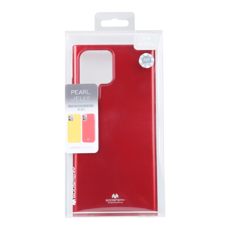 For Samsung Galaxy S23 Ultra 5G GOOSPERY PEARL JELLY Shockproof TPU Phone Case