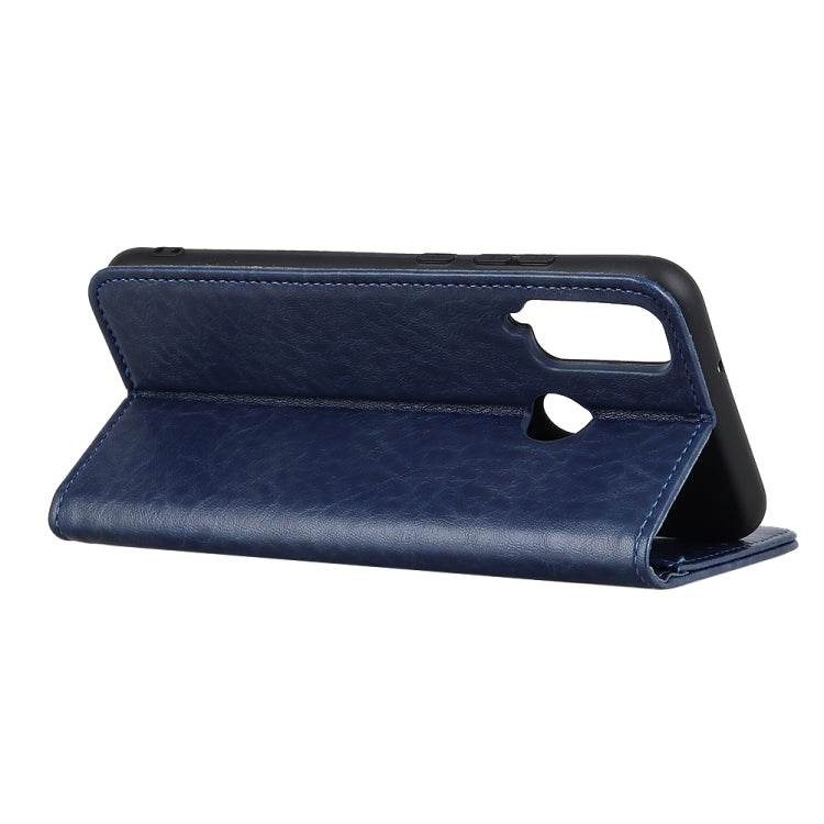 For Huawei Honor Play 4T Magnetic Crazy Horse Texture Horizontal Flip Leather Case with Holder & Card Slots & Wallet