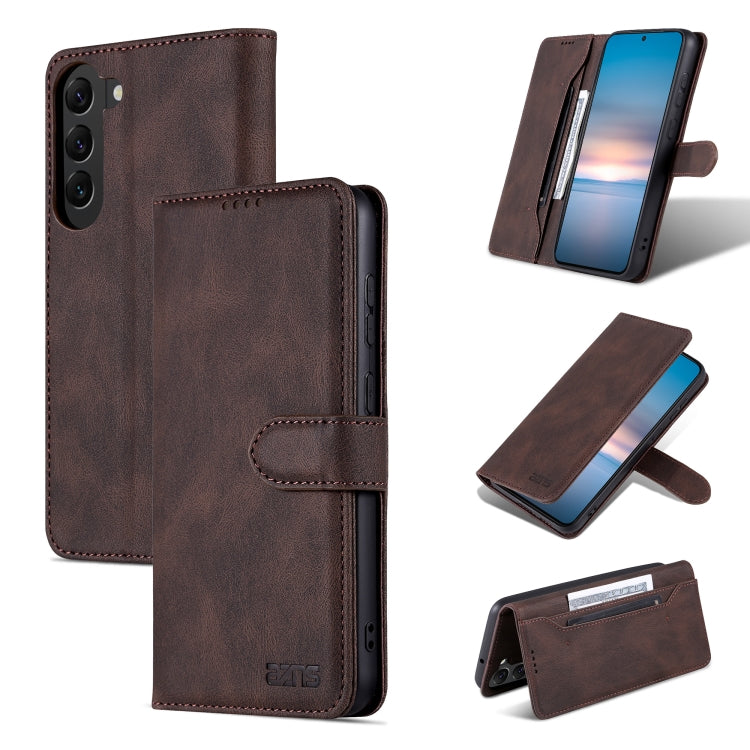 For Samsung Galaxy S23+ 5G AZNS Dream II Skin Feel Flip Leather Phone Case