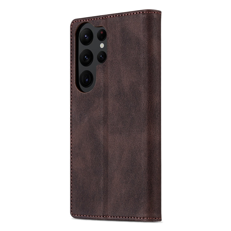 For Samsung Galaxy S23 Ultra 5G AZNS Dream II Skin Feel Flip Leather Phone Case