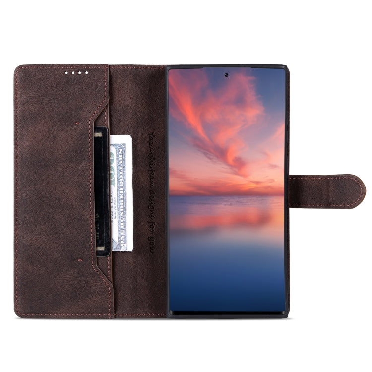 For Samsung Galaxy S23 Ultra 5G AZNS Dream II Skin Feel Flip Leather Phone Case