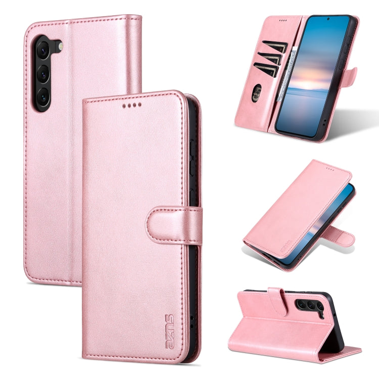For Samsung Galaxy S23 5G AZNS Skin Feel Calf Texture Flip Leather Phone Case