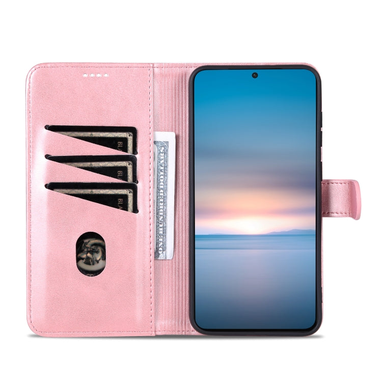 For Samsung Galaxy S23 5G AZNS Skin Feel Calf Texture Flip Leather Phone Case