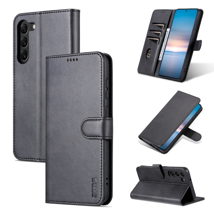 For Samsung Galaxy S23 5G AZNS Skin Feel Calf Texture Flip Leather Phone Case