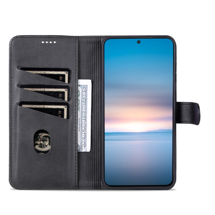 For Samsung Galaxy S23 5G AZNS Skin Feel Calf Texture Flip Leather Phone Case