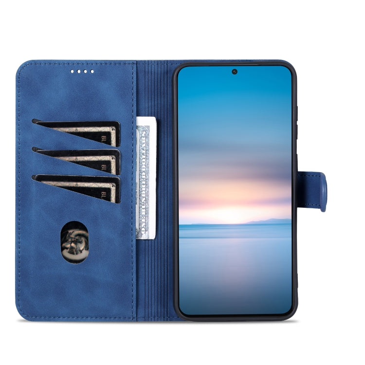 For Samsung Galaxy S23 5G AZNS Skin Feel Calf Texture Flip Leather Phone Case
