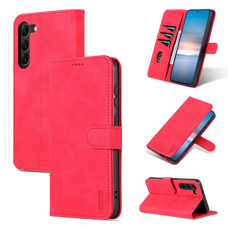 For Samsung Galaxy S23+ 5G AZNS Skin Feel Calf Texture Flip Leather Phone Case