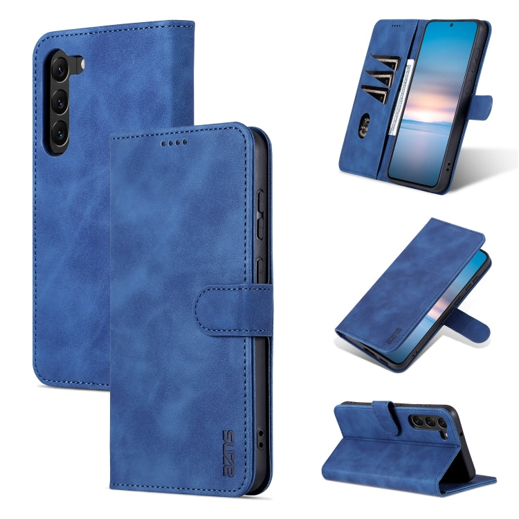 For Samsung Galaxy S23+ 5G AZNS Skin Feel Calf Texture Flip Leather Phone Case
