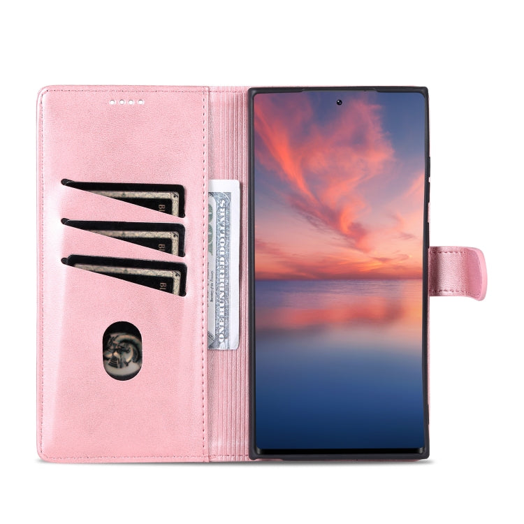For Samsung Galaxy S23 Ultra 5G AZNS Skin Feel Calf Texture Flip Leather Phone Case
