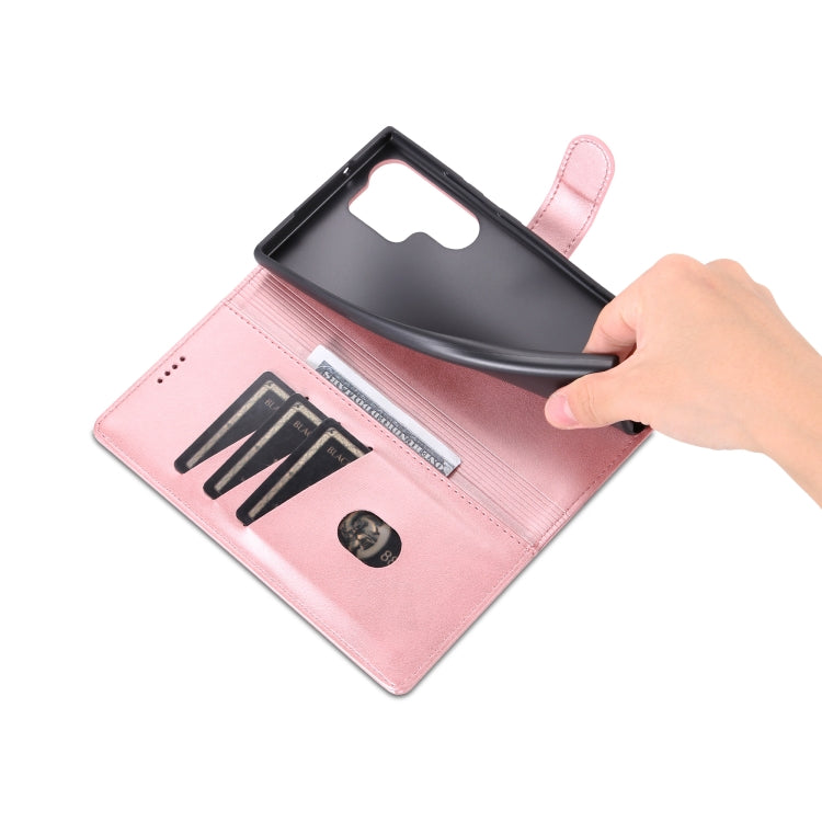 For Samsung Galaxy S23 Ultra 5G AZNS Skin Feel Calf Texture Flip Leather Phone Case
