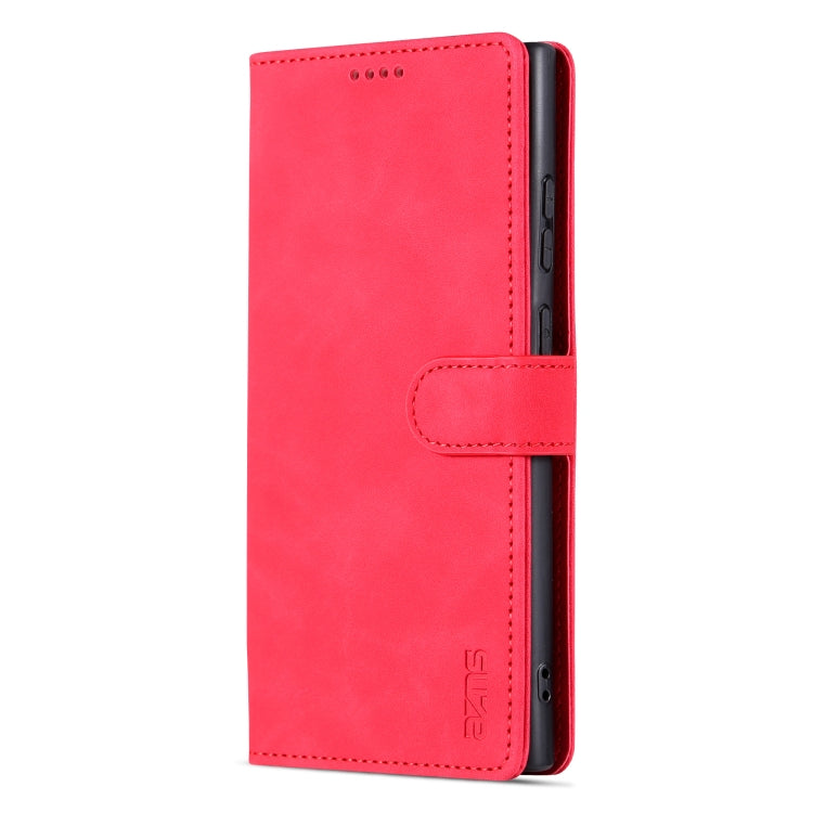 For Samsung Galaxy S23 Ultra 5G AZNS Skin Feel Calf Texture Flip Leather Phone Case