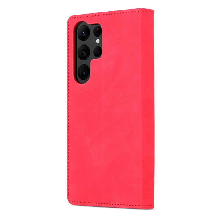 For Samsung Galaxy S23 Ultra 5G AZNS Skin Feel Calf Texture Flip Leather Phone Case