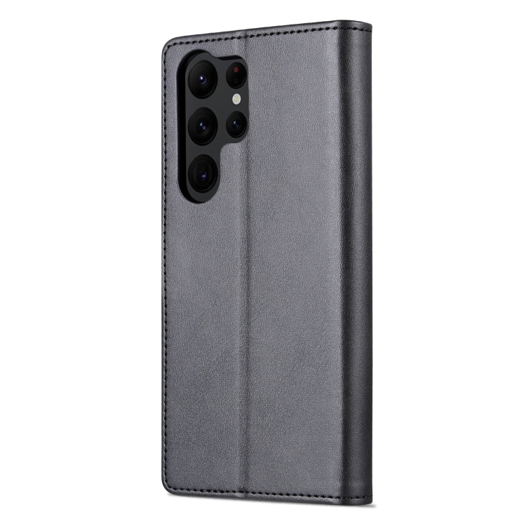 For Samsung Galaxy S23 Ultra 5G AZNS Skin Feel Calf Texture Flip Leather Phone Case