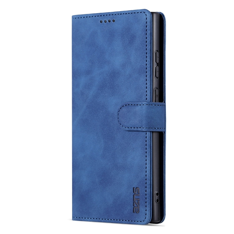 For Samsung Galaxy S23 Ultra 5G AZNS Skin Feel Calf Texture Flip Leather Phone Case