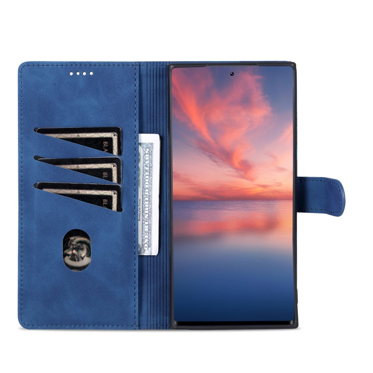For Samsung Galaxy S23 Ultra 5G AZNS Skin Feel Calf Texture Flip Leather Phone Case