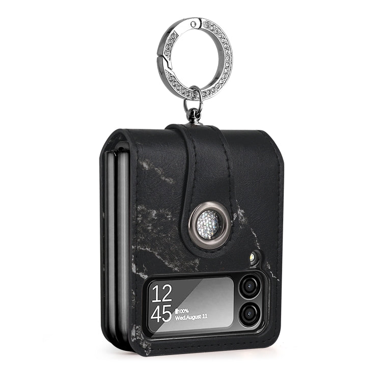 For Samsung Galaxy Z Flip4 GKK Color Cloud Series Shockproof Folding Phone Leather Case