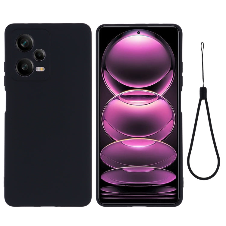 For Xiaomi Redmi Note 12 Pro+ China / Note 12 Discovery Pure Color Liquid Silicone Shockproof Full Coverage Case