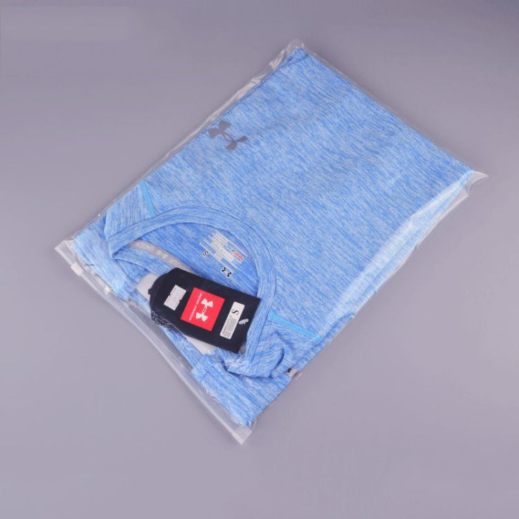 100 PCS Lot Storage Bag PE Zipper Lock Portable Travel Pouch Home Storage Organizati Pocket Clothes Storage, Size:35 x 45cm