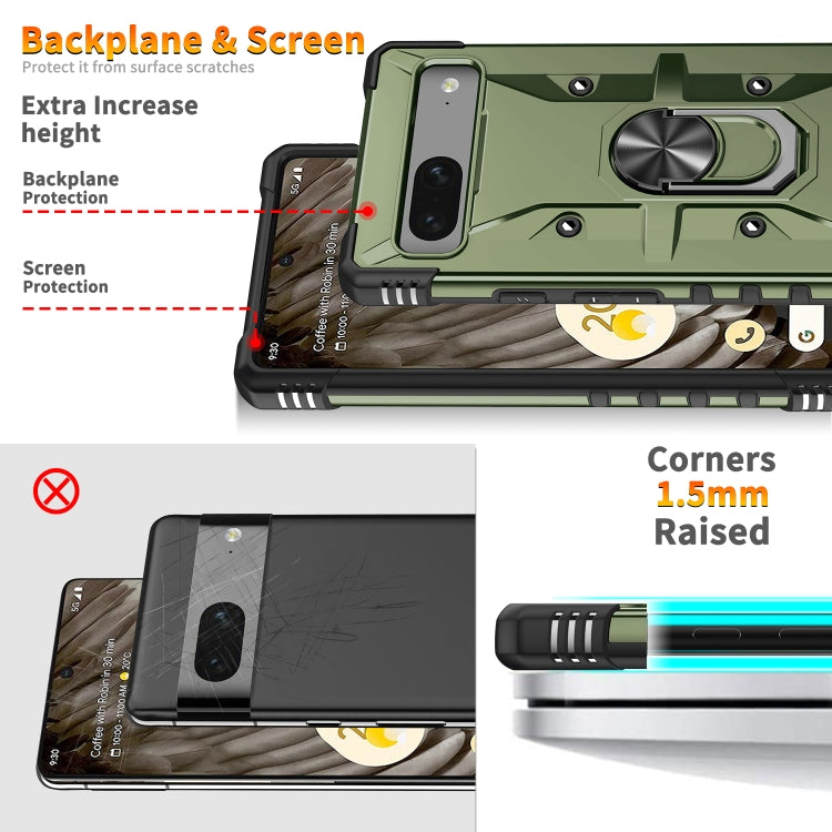 For Google Pixel 7 5G Ring Holder Phone Case