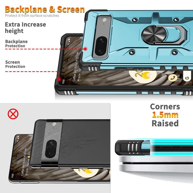 For Google Pixel 7 5G Ring Holder Phone Case