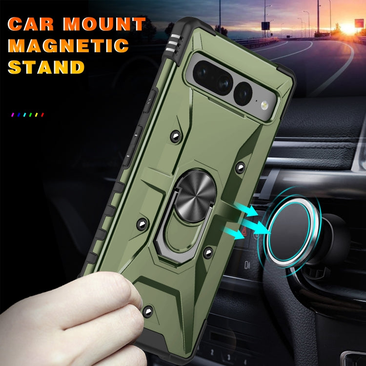 For Google Pixel 7 Pro 5G Ring Holder Phone Case