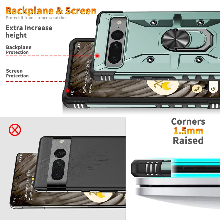 For Google Pixel 7 Pro 5G Ring Holder Phone Case