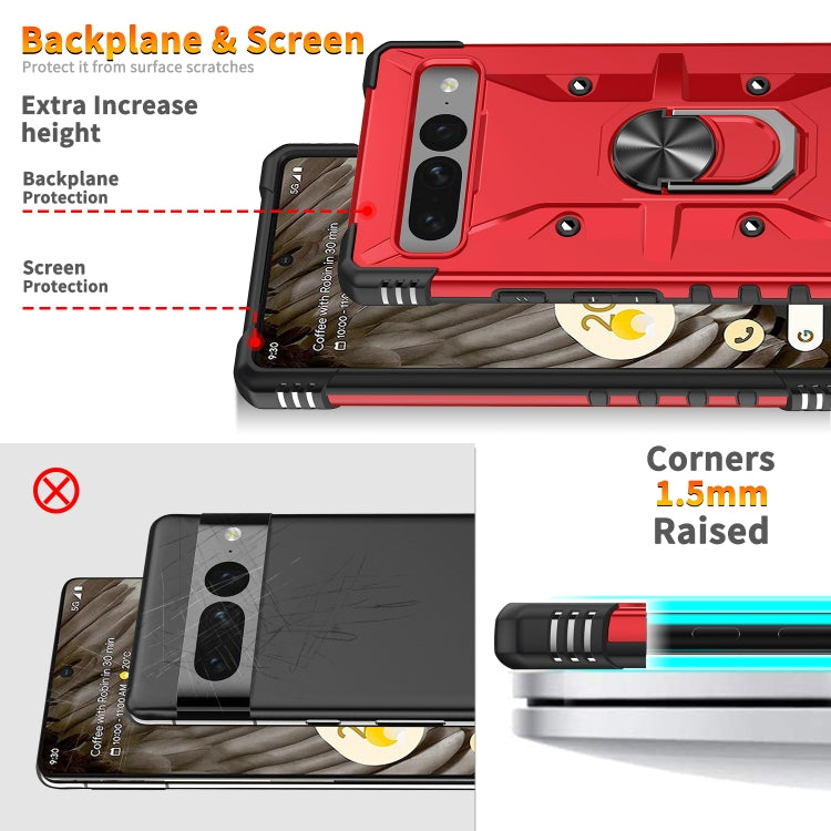 For Google Pixel 7 Pro 5G Ring Holder Phone Case