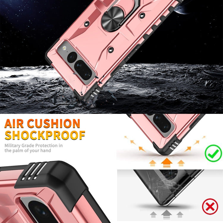 For Google Pixel 7 Pro 5G Ring Holder Phone Case