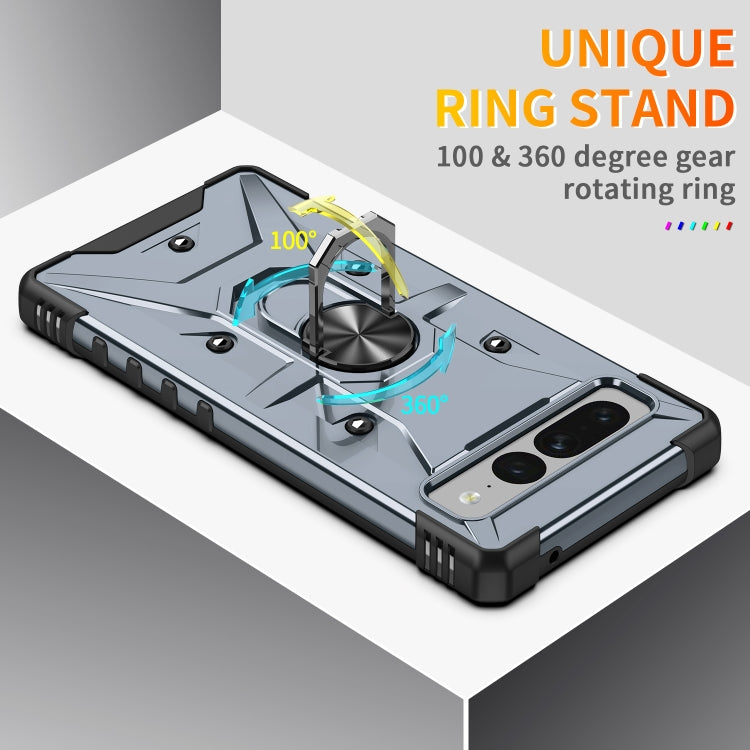 For Google Pixel 7 Pro 5G Ring Holder Phone Case