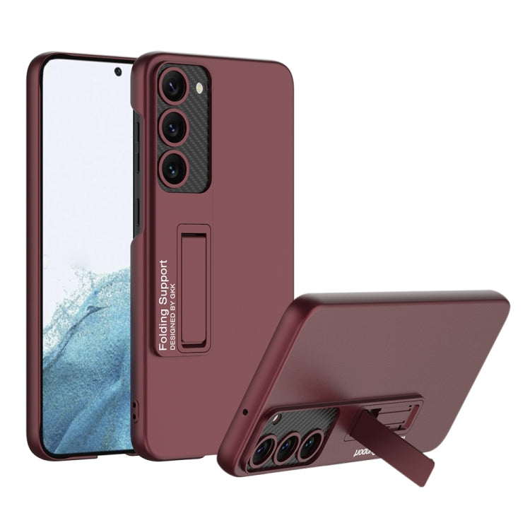 For Samsung Galaxy S23 5G GKK Ultra-thin Shockproof Phone Case with Holder