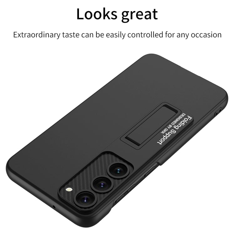 For Samsung Galaxy S23 5G GKK Ultra-thin Shockproof Phone Case with Holder