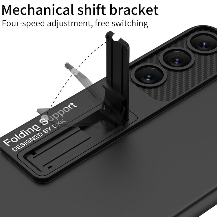 For Samsung Galaxy S23 5G GKK Ultra-thin Shockproof Phone Case with Holder