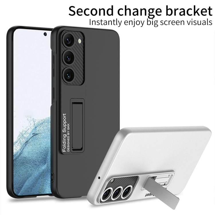 For Samsung Galaxy S23 5G GKK Ultra-thin Shockproof Phone Case with Holder