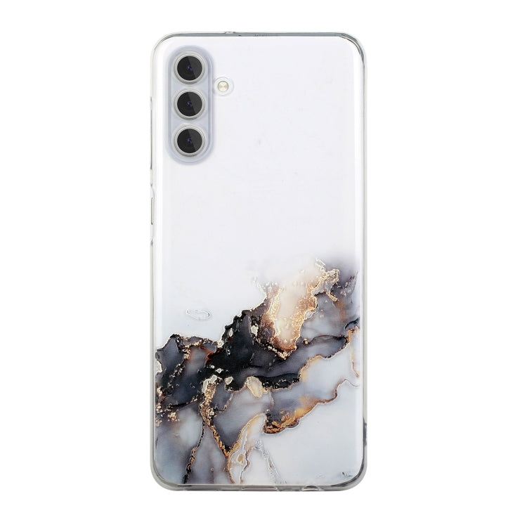 For Samsung Galaxy S23 5G Hollow Marble Pattern TPU Precise Hole Phone Protective Case