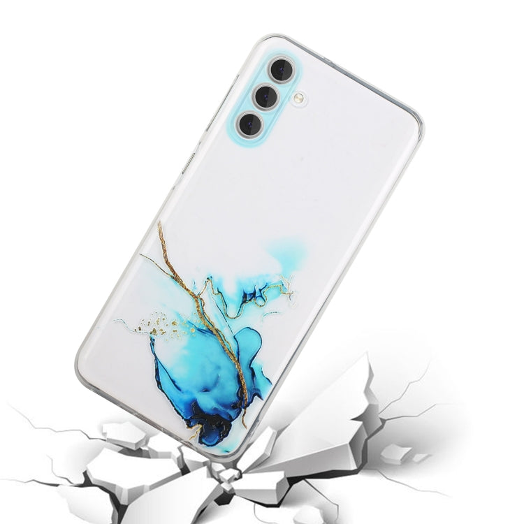 For Samsung Galaxy S23+ 5G Hollow Marble Pattern TPU Precise Hole Phone Protective Case