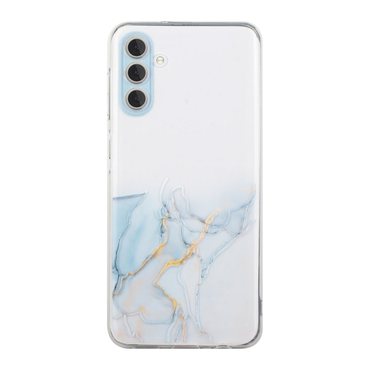For Samsung Galaxy S23+ 5G Hollow Marble Pattern TPU Precise Hole Phone Protective Case