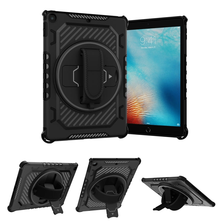 For iPad 9.7 2018/2017 Shockproof Tablet Case with Holder & Hand Strap