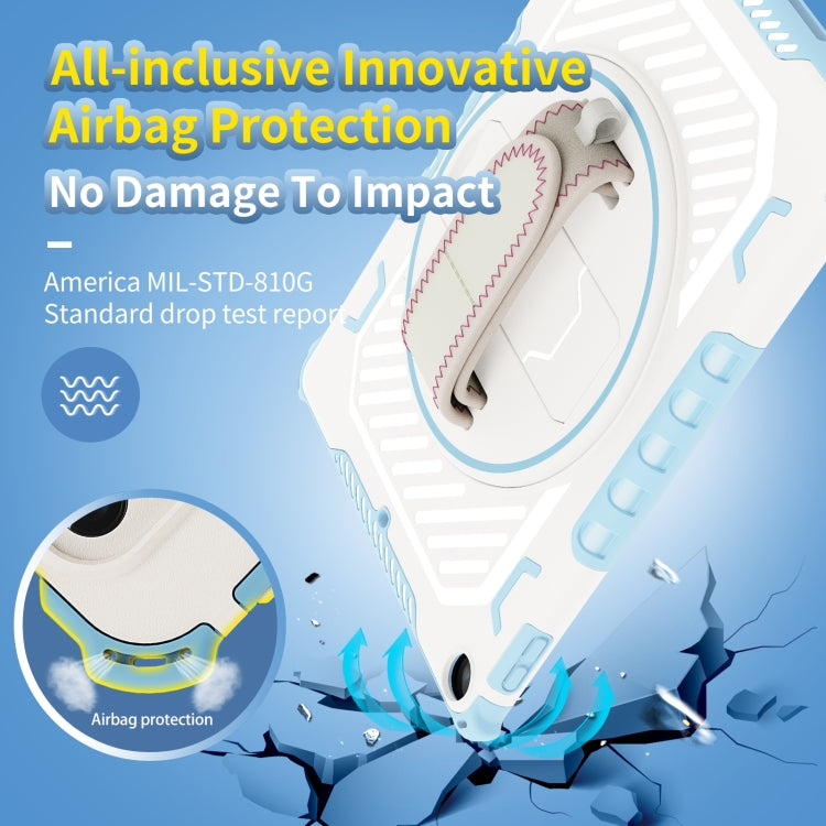 For iPad 9.7 2018/2017 Shockproof Tablet Case with Holder & Hand Strap