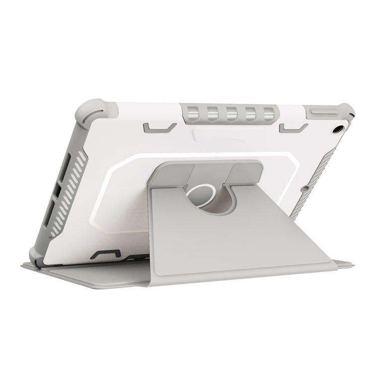 For iPad 10.2 2021 360 Degree Rotating Armored Smart Tablet Leather Case