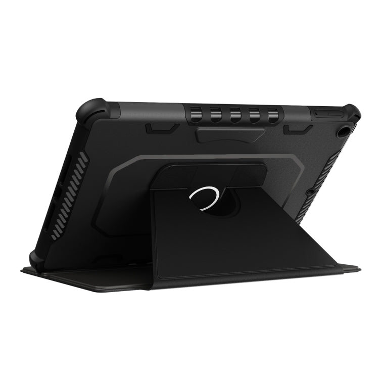 For iPad 10.2 2021 360 Degree Rotating Armored Smart Tablet Leather Case