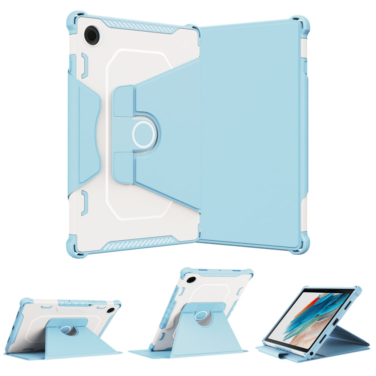 For Samsung Galaxy Tab A8 10.5 2021 360 Degree Rotating Armored Smart Tablet Leather Case