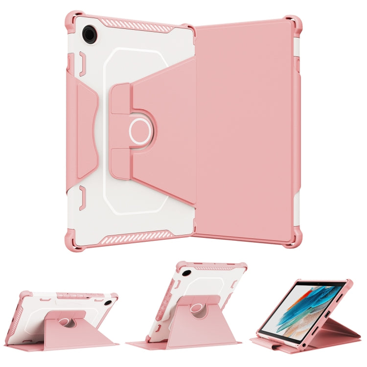 For Samsung Galaxy Tab A8 10.5 2021 360 Degree Rotating Armored Smart Tablet Leather Case
