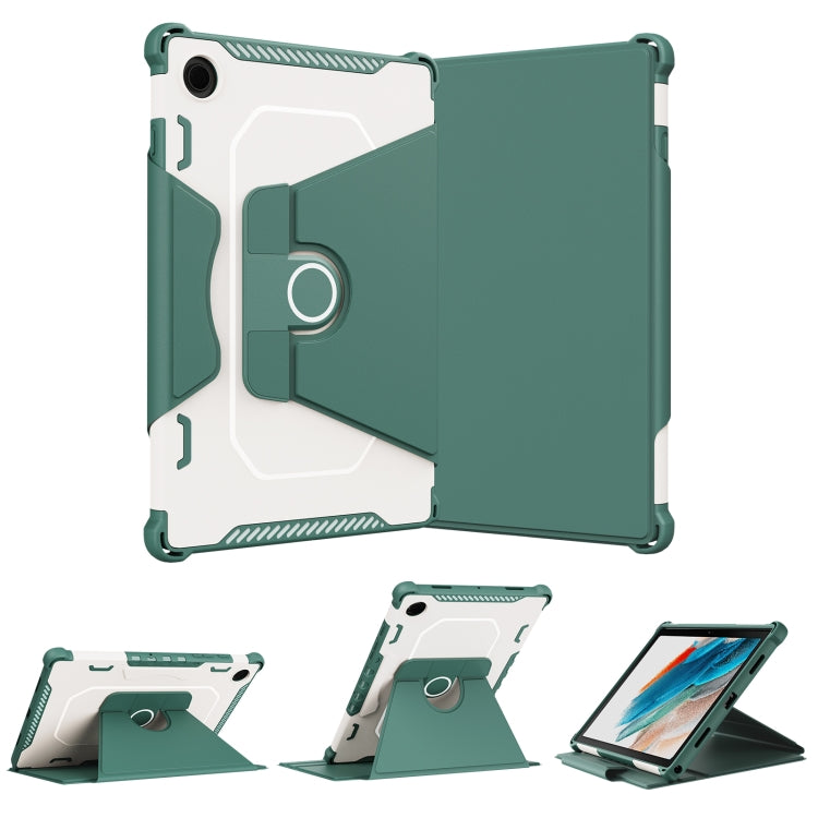 For Samsung Galaxy Tab A8 10.5 2021 360 Degree Rotating Armored Smart Tablet Leather Case