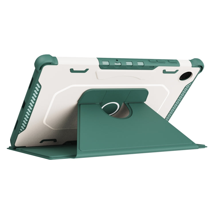 For Samsung Galaxy Tab A8 10.5 2021 360 Degree Rotating Armored Smart Tablet Leather Case