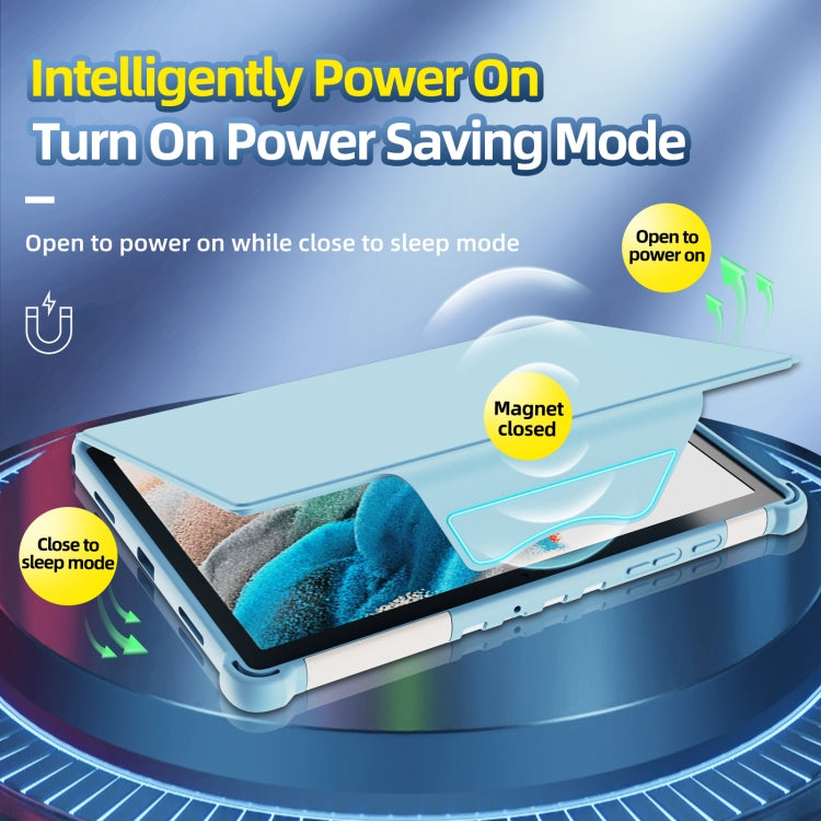 For Samsung Galaxy Tab A8 10.5 2021 360 Degree Rotating Armored Smart Tablet Leather Case