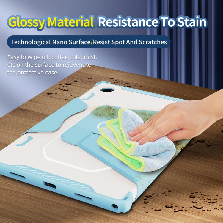 For Samsung Galaxy Tab A8 10.5 2021 360 Degree Rotating Armored Smart Tablet Leather Case