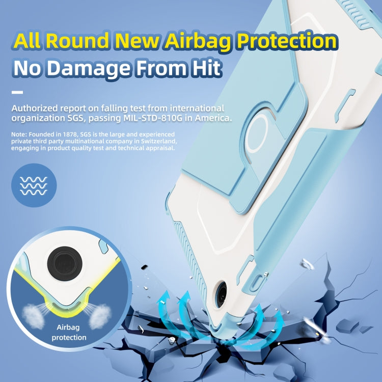 For Samsung Galaxy Tab A8 10.5 2021 360 Degree Rotating Armored Smart Tablet Leather Case